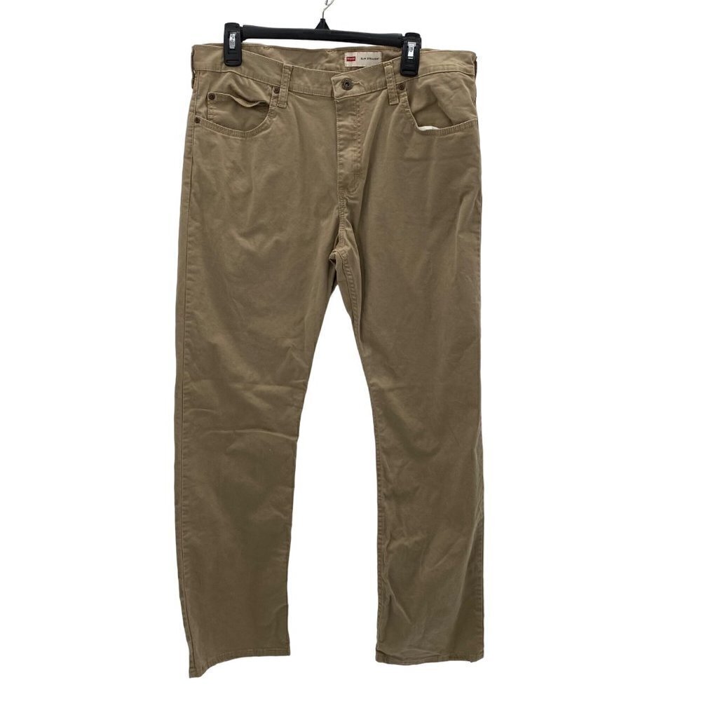 Wrangler Slim Straight Tan Pants Men’s Size 34